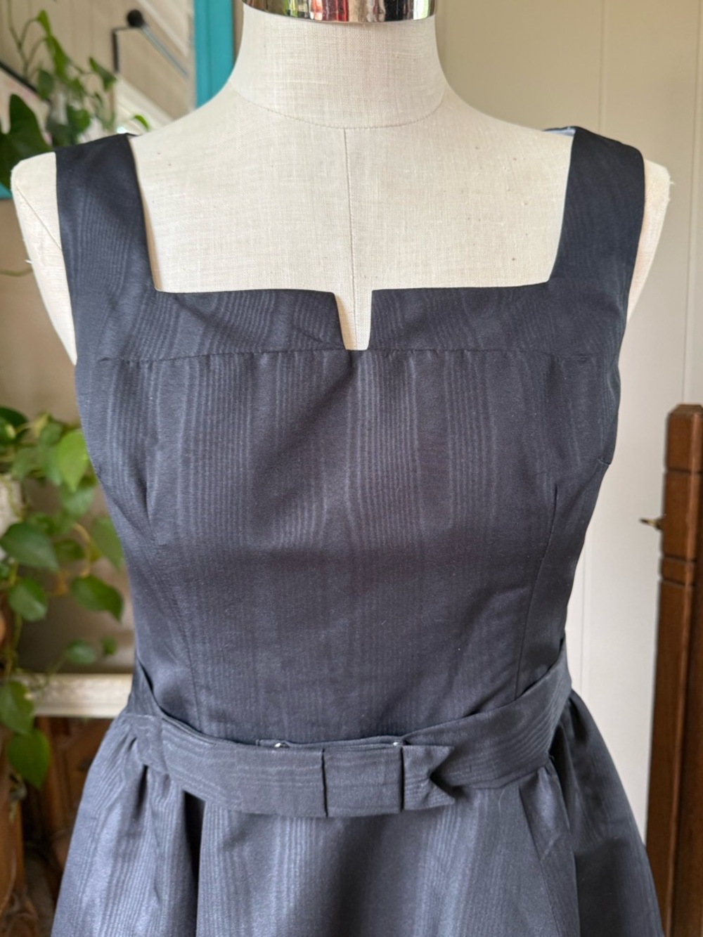 Isaac Mizrahi For Target Taffeta Black Fit & Flare Couture Party Dress Size 8 - Picture 3 of 12